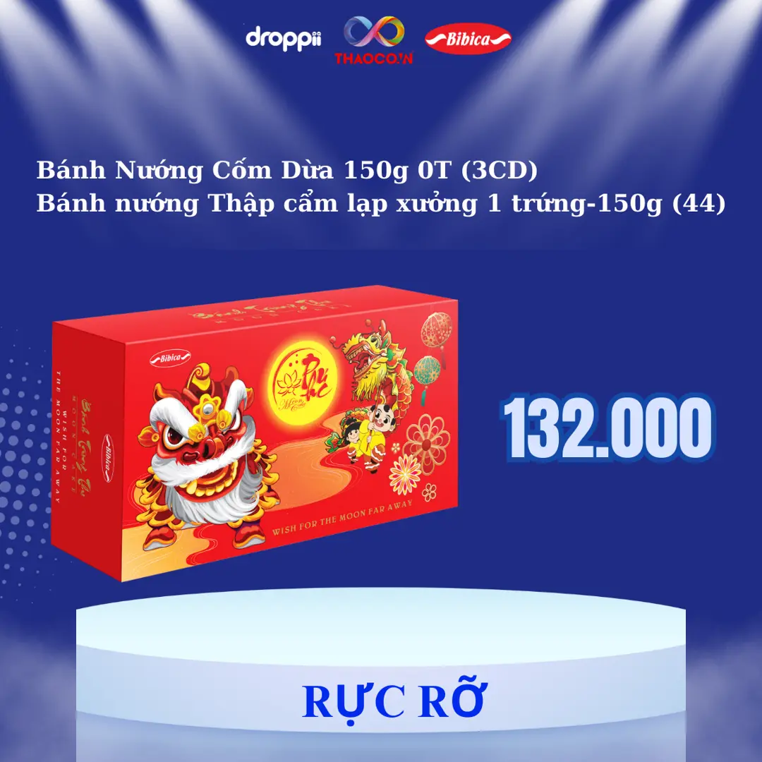 Trung Thu 2025 - Rực Rỡ (2 bánh 150g)