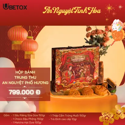 Trung thu 2025 - An Nguyệt Phố Hương (4 bánh + 1 trà)