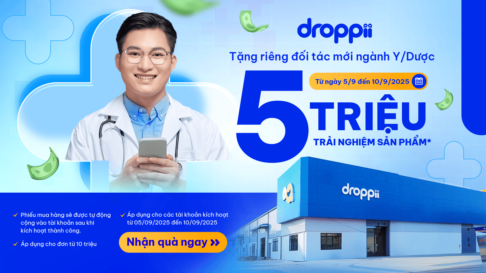 Ưu đãi đặc biệt cho đối tác ngành y dược